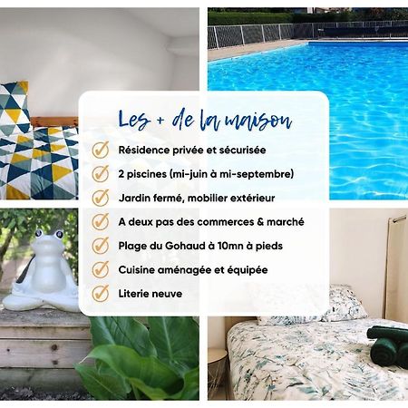 Charmante Maison De Vacances, 4P, Piscines, Proche Gohaud Сен-Мишель-Шеф-Шеф Экстерьер фото